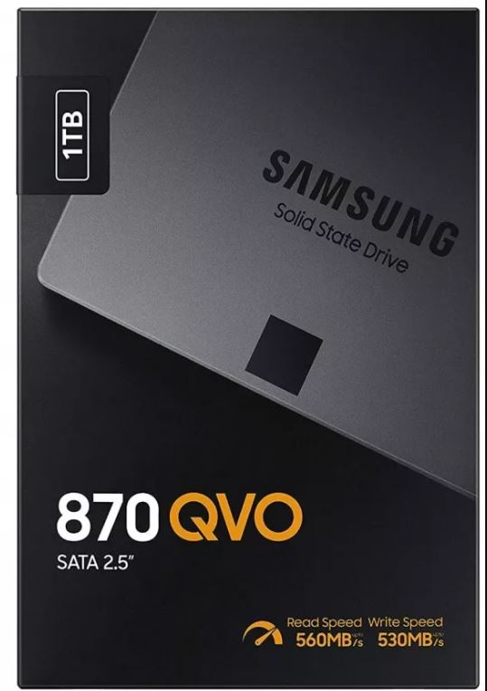 Samsung Ssd 870 QVO 1TB SATA 2.5 Mz-77q1t0BW