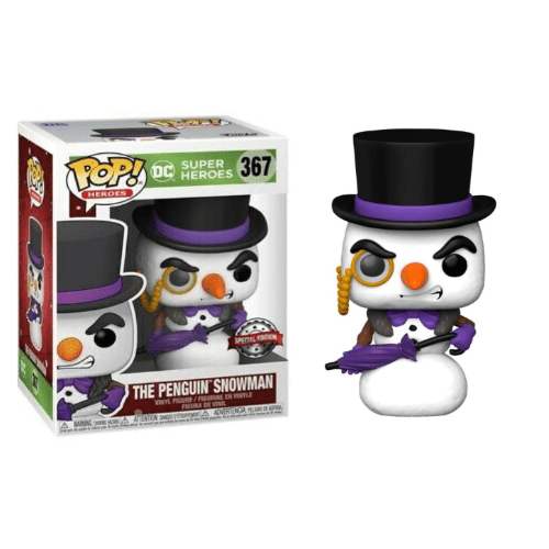 Funko Pop Dc Super Heroes 367 - The Penguin Snowman (Special Edition)