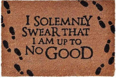 Zerbino Harry Potter I Solemnly Swear Cm 60X40 - Gp85248