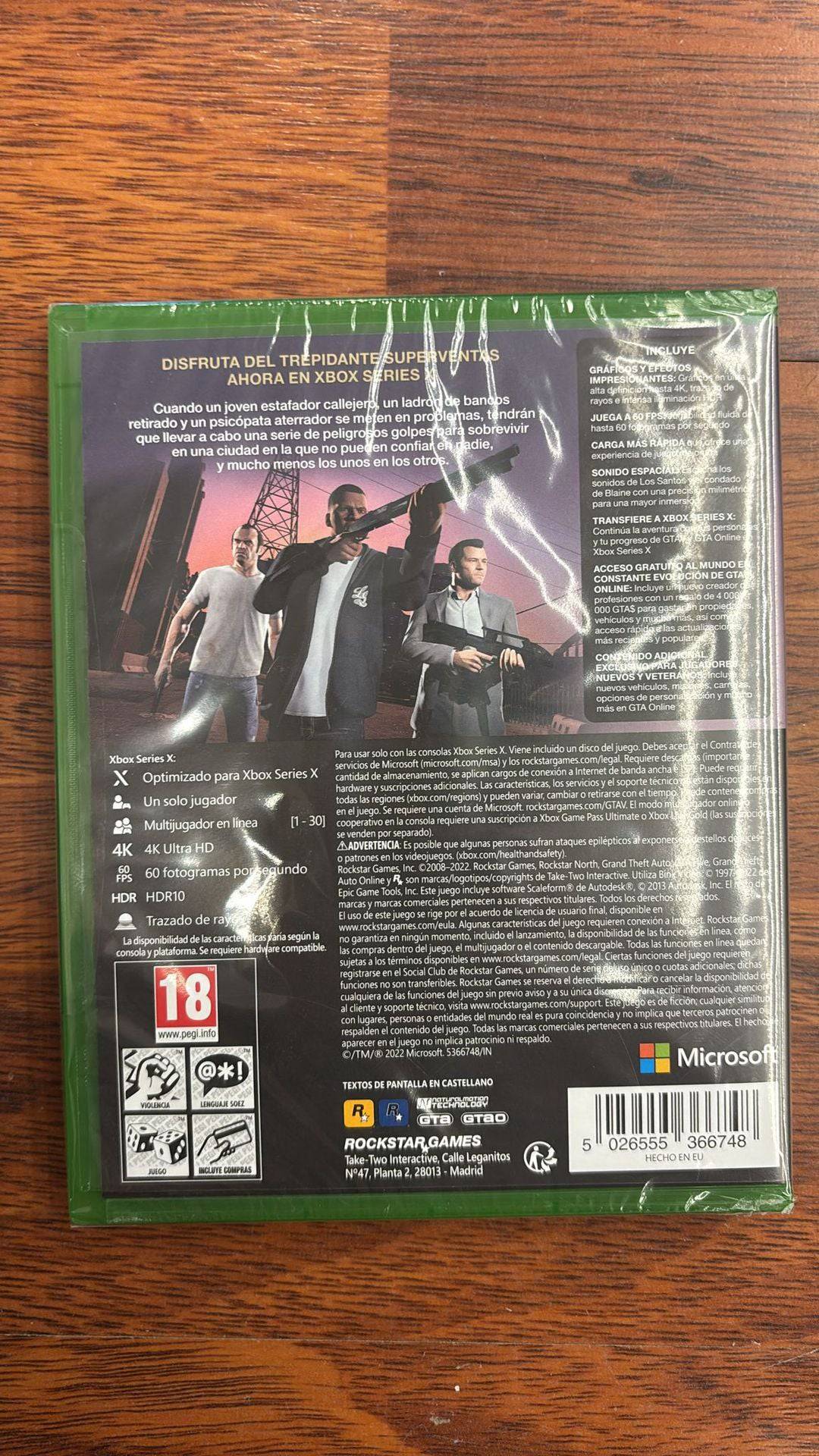 GRAND THEFT AUTO V XBOX SERIES