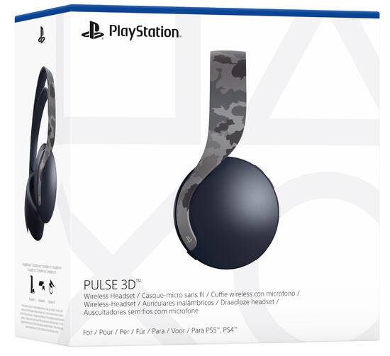 SONY WIRELESS PULSE 3D HEADPHONES PS4/PS5 GRAY CAMOUFLAGE