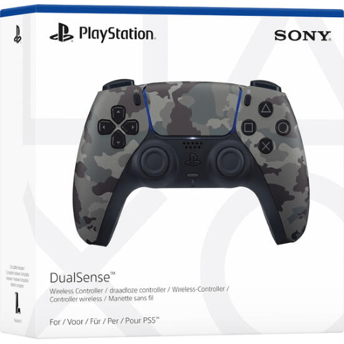 DUALSENSE GRAY CAMOUFLAGE PS5 WIRELESS CONTROLLER USED