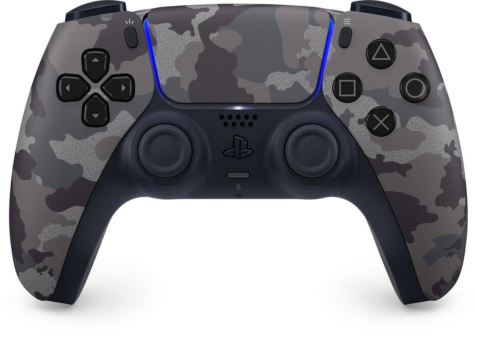 DUALSENSE GRAY CAMOUFLAGE PS5 WIRELESS CONTROLLER USED