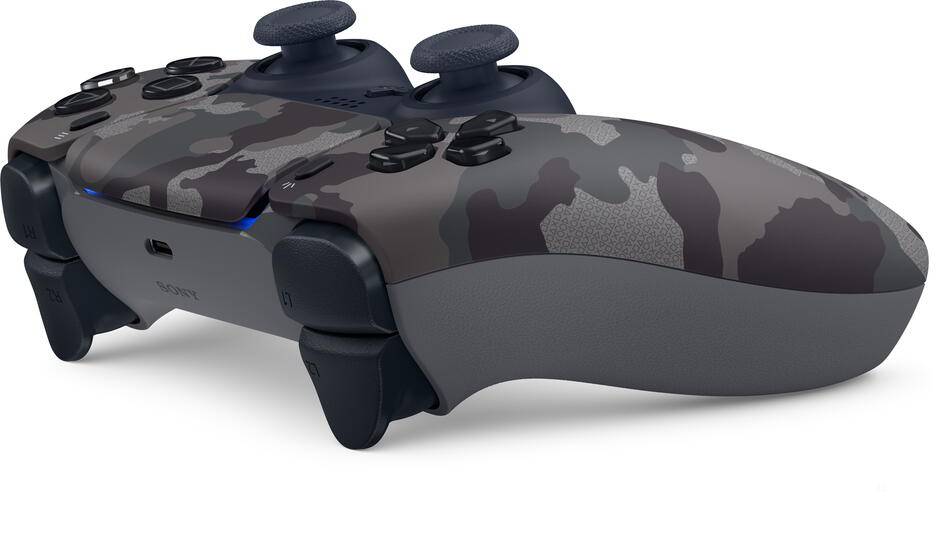 DUALSENSE GRAY CAMOUFLAGE PS5 WIRELESS CONTROLLER USED