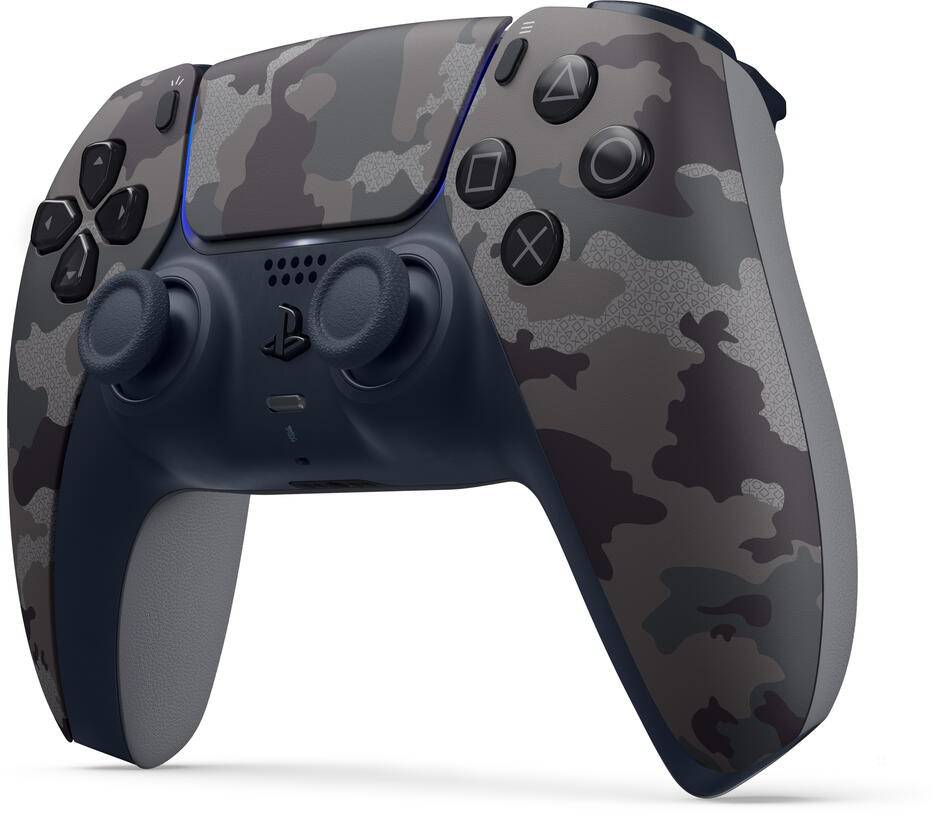 DUALSENSE GRAY CAMOUFLAGE PS5 WIRELESS CONTROLLER USED