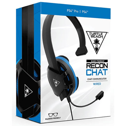 MONO TURTLE BEACH HEADPHONES WIRED RECON CHAT HEADSET TBS-3345-02 PS4 ONE MOBILE PHONE PC BLACK